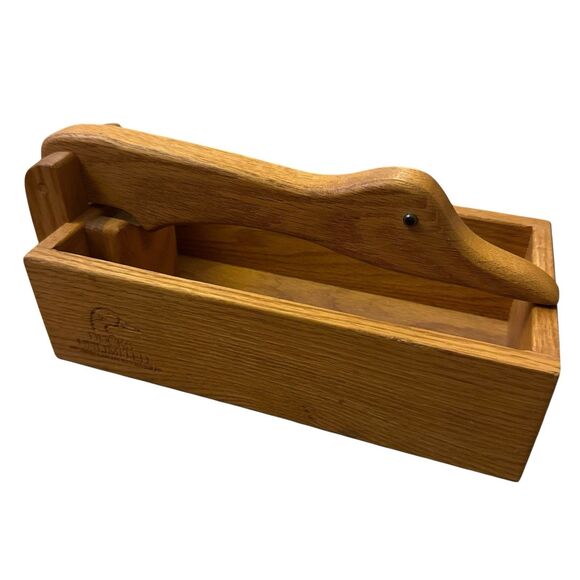 Ducks Unlimited WOODEN DUCK NUTCRACKER Vintage Cottage Core Holidays Nuts - Picture 3 of 6